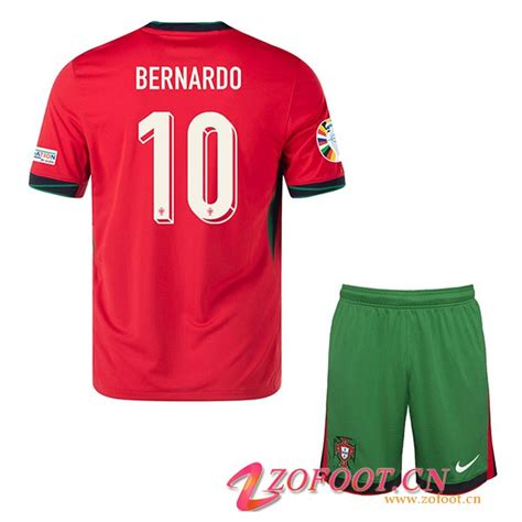 Vente Maillot Portugal Bernardo Enfant Domicile Uefa Euro