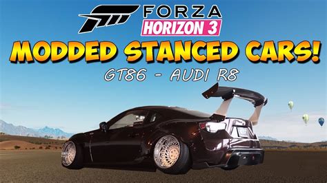 Forza Horizon 3 MODDED STANCED TUNER CARS Dev Mods YouTube