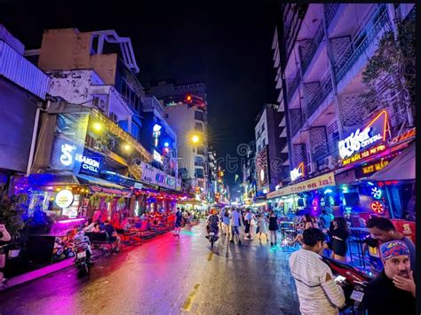 Ho Chi Minh City Vietnam Bui Vien Street A Popular Nightlife