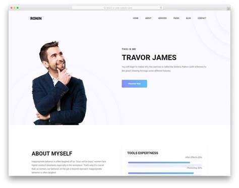 Personal Website Templates Archives Online Resume Template Free