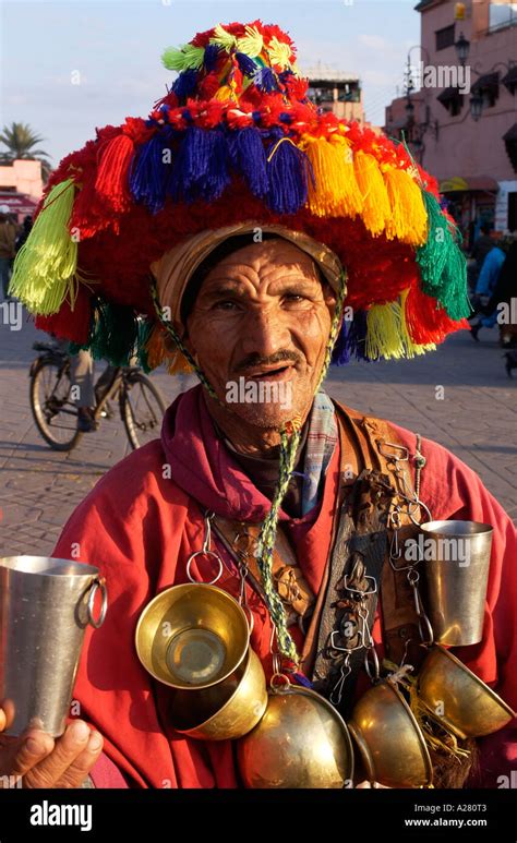 A Elderly Moroccan Man In Traditional Clothing Is Seen In Marrakech