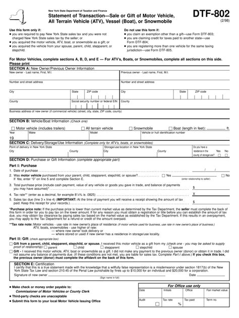 Ny Dtf Dtf Fill Out Tax Template Online Us Legal Forms