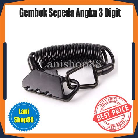 Jual Kunci Gembok Ban Dan Helm Sepeda Aman Anti Maling Gembok Sepeda