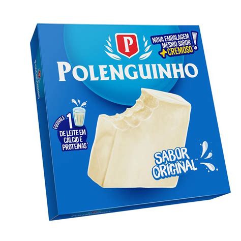 Queijo Polenguinho Tradicional 4 Unidades De 17g Cada No Shoptime