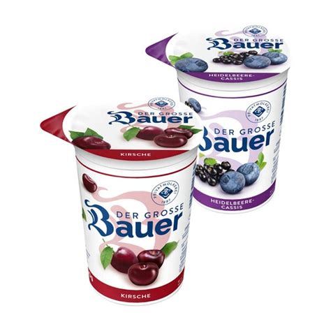 Bauer Der Grosse Bauer Joghurt Versch Sorten Je G Becher Von Mein