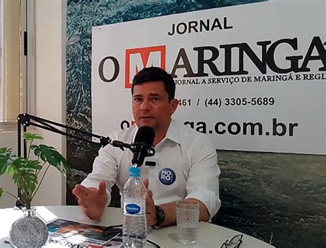 O Ex Ministro Da Justi A Sergio Moro Concede Entrevista Ao Jornal O Maring