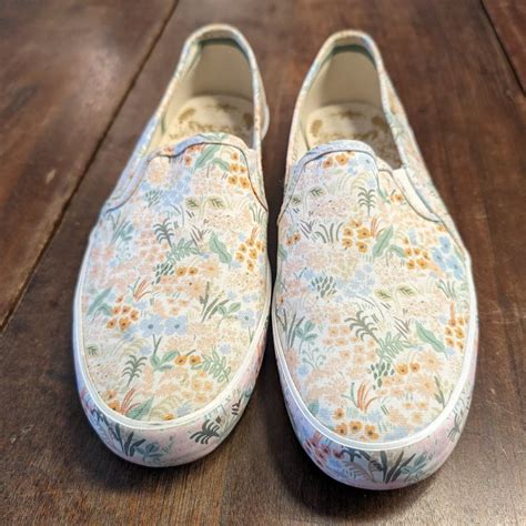 Keds Double Decker Rifle Paper Company Slip Ons Size 9 Gem