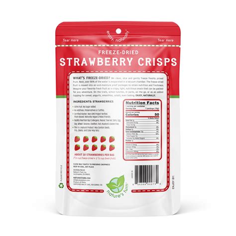 Freeze Dried Strawberry Crisps