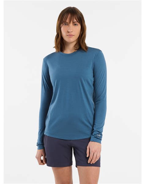 Lana Merino Wool Crew Neck Shirt Ls Womens Arcteryx