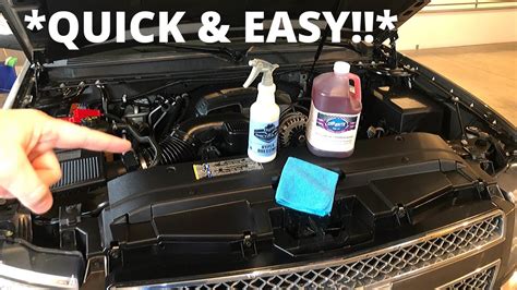 How To Easily Clean Your Car S Engine Bay Quickly And Safely With Degreaser Youtube