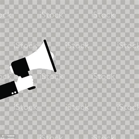 Hand Holding Megaphone Stock Vector Illustration Stock Illustration