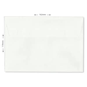 Enveloppes C6 114x162 mm blanc 90g boîte de 500 enveloppe blanc