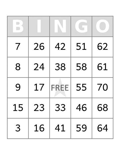 Bingo Cards 2000 Cards 1 Per Page Immediate Pdf Download Etsy In 2020