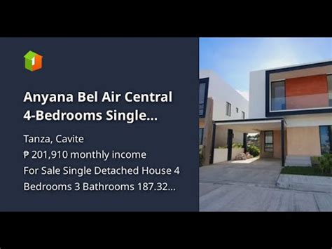 Anyana Bel Air Central Bedrooms Single Detached House Youtube