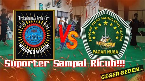 Pagar Nusa Vs Pshw Kelas A Putra Seleksi Pra Porprov Kab Madiun