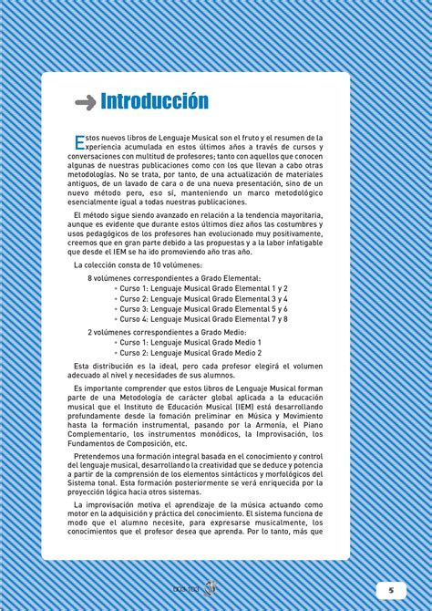 Cuaderno De Teor A Vol Grado Elemental Acentto Vi A Del Mar