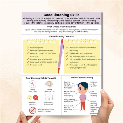 Active Listening Skills Handout