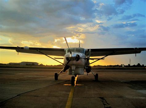 Free Images : wing, sun, sunset, airplane, tarmac, orange, vehicle ...