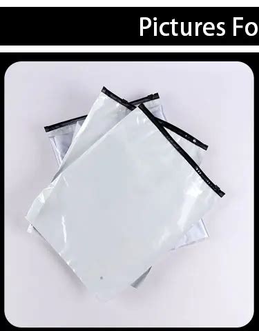 Resealable Transparent Custom Polybag Packaging Clear Plastic Poly Bags