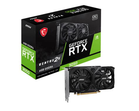 Msi Geforce Rtx 3050 Ventus 2x 6g Oc