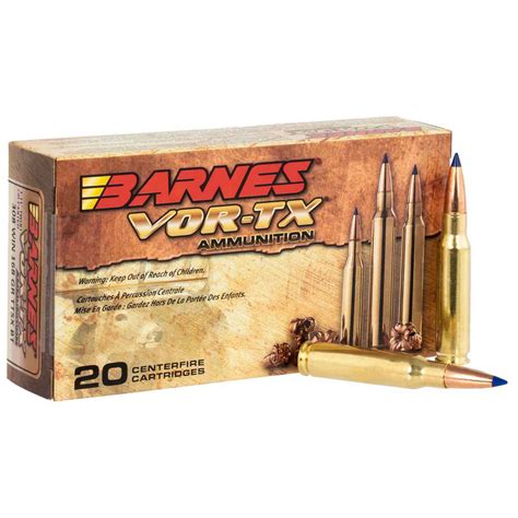 Barnes Vor Tx 308 Winchester 168gr Tsx Bt Rifle Ammo 20 Rounds Sportsmans Warehouse