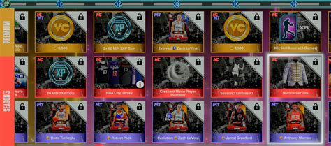 Nba K All Season Rewards Level Rewards Mycareer Myteam