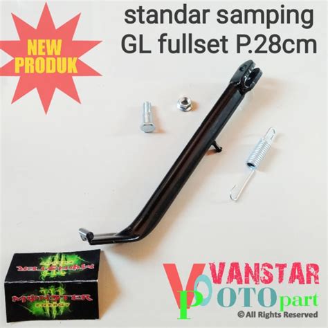 Jual Standar Samping GL PRO GL MAX Gl 100 Gl Series Warna Hitam