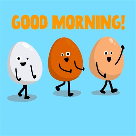 Hilarious Good Morning Marching Egg Heads 