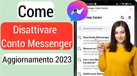 Come Disattivare Il Tuo Account Messenger Nuovo Aggiornamento 2023