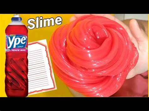 Como Fazer Slime De Detergente E Papel De Caderno Sem Borax Sem Ovo