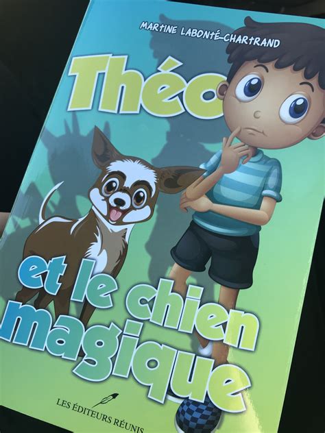 Théo et le chien magique Livre à coeur