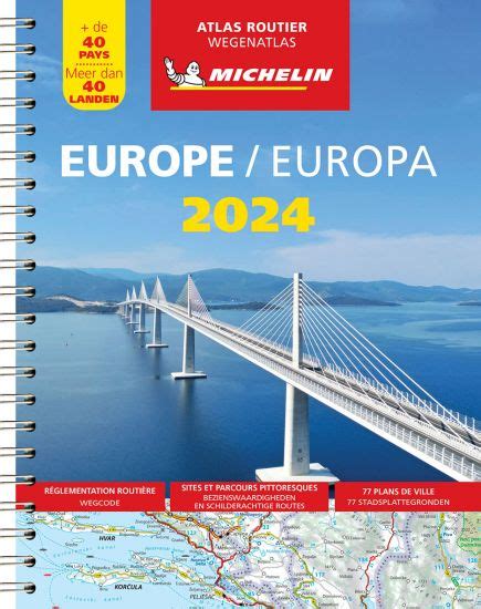 Europe Atlas Routier Michelin Atlas Tourisme