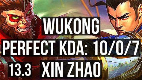 WUKONG Vs XIN ZHAO JNG 10 0 7 Legendary 400 Games EUW Master