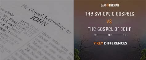 The Synoptic Gospels Compared To The Gospel Of John