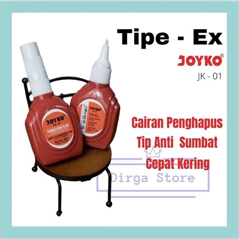 Jual Stipo Penghapus Cair Joyko Tipex Tip Ex Tip X Cairan Koreksi