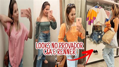 LOOKS NO PROVADOR DA RENNER E C A MUITAS NOVIDADES Provador