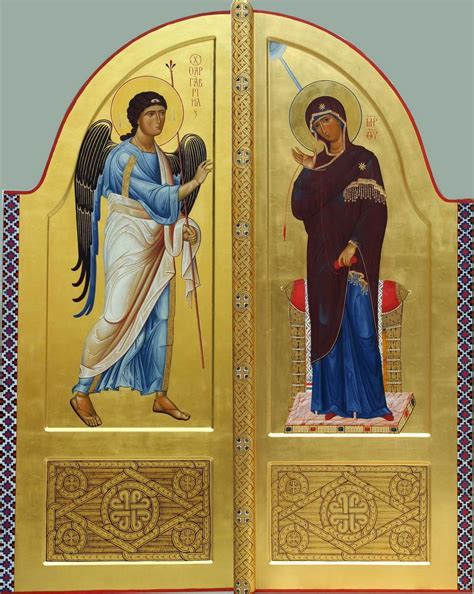 Благовещение Богородицы | Православные иконы, Дева мария, Рисунки