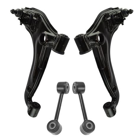 TRQ 4 Piece Suspension Kit Lower Control Arms With Ball Joints Sway