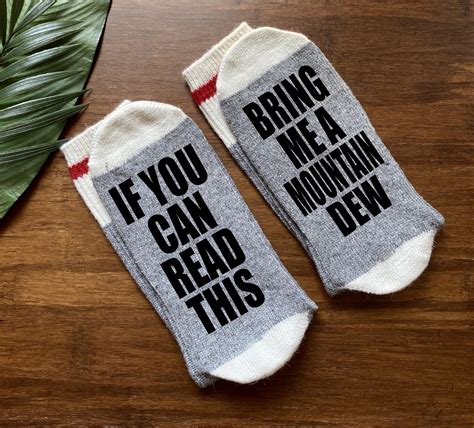 Mountain Dew Socks Mountain Dew Ts Mountain Dew Lover Soda Etsy