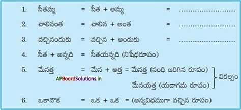 Ap Board Th Class Telugu Solutions Chapter Ap Board