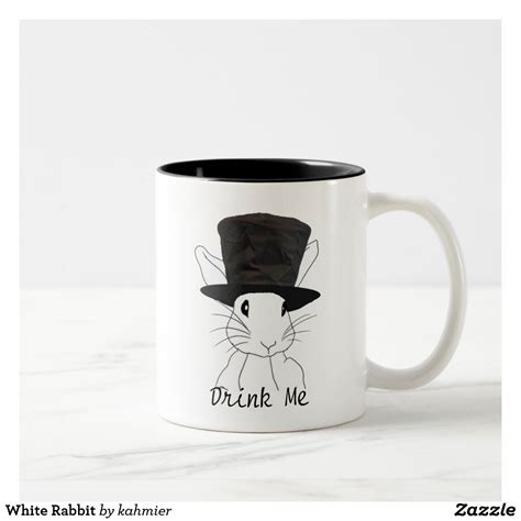 White Rabbit Two Tone Coffee Mug Mugs Coffee Mugs Coffee