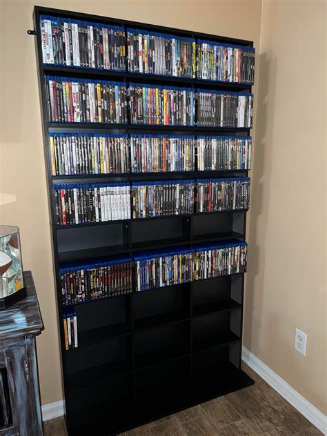 Need Help Decorating Shelves On Movie Shelf Blu Rays Cant Fit On