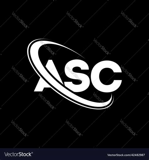 Asc logo letter design Royalty Free Vector Image