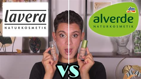 Alverde Vs Lavera Naturkosmetik Perfect Cover Foundation Hyaluron