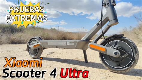 Patinete Xiaomi Scooter 4 ULTRA El MEJOR PRUEBAS EXTREMAS YouTube