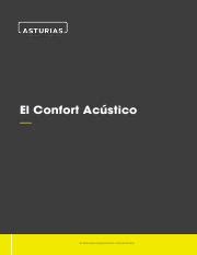 Clase Confort Acustico Pdf El Confort Ac Stico Ast Urias