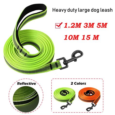 Heavy Duty Longo Pet Trela Para Cachorro Grande Corda De Tra O