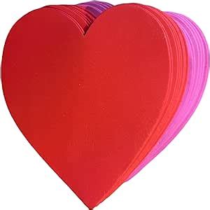 Amazon Large Foam Heart Cutout Shapes DIY Valentine S Day Craft