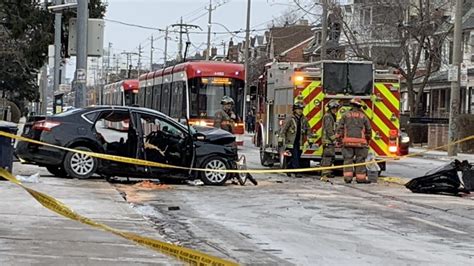 2 Men Seriously Injured In Collision With Streetcar