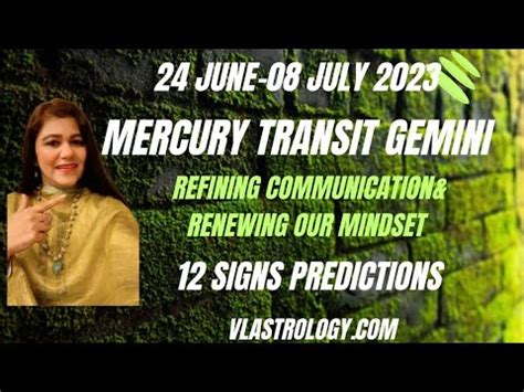 Mercury Transit Gemini June July Refining Communication